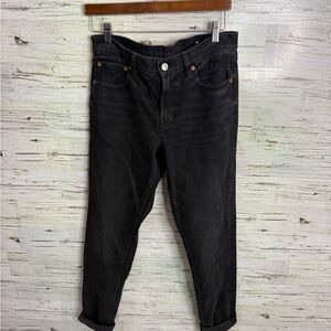 American Eagle ‘90s Straight Jeans black jeans size 8 x- long